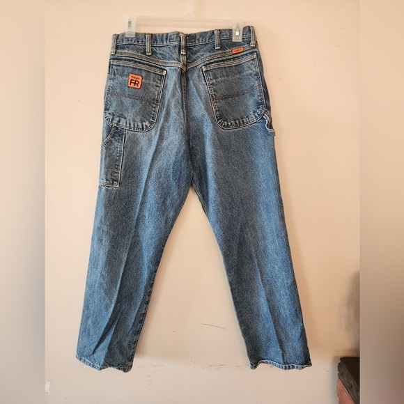 Wrangler Jeans FR Flame Resistant Riggs Work Wear Carpenter mens 36x32 - Picture 4 of 7